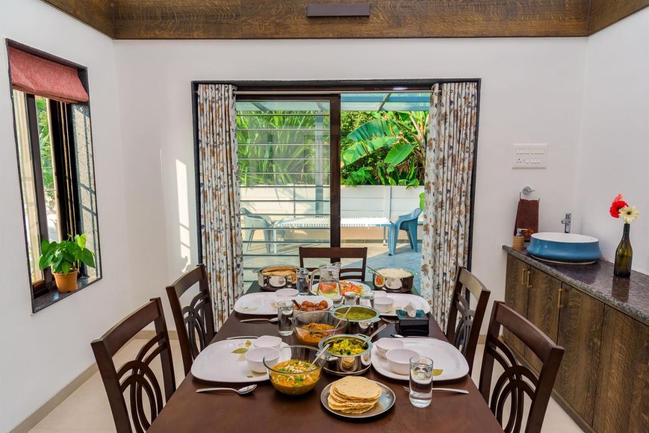 Saffronstays Eden, Nashik - Pet-Friendly Villa With Pool, Jacuzzi & Grape Farm Buitenkant foto